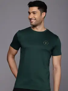 Allen Solly Pure Cotton Solid Slim Fit T-shirt