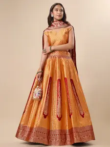 PURVAJA Ready to Wear Lehenga & Unstitched Blouse With Dupatta