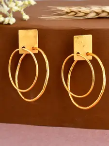 Silvermerc Designs Gold-Plated Circular Hoop Earrings