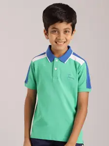 Indian Terrain Boys Polo Collar Pure Cotton T-shirt