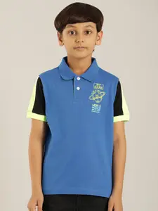 Indian Terrain Boys Polo Collar Pure Cotton T-shirt