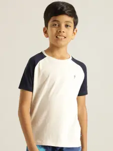 Indian Terrain Boys Raglan Sleeves Cotton T-shirt