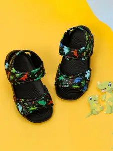 Yellow Bee Boys Dino Printed Comfort Sandals