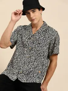 DENNISON Men Smart Block Printed Casual Shirt