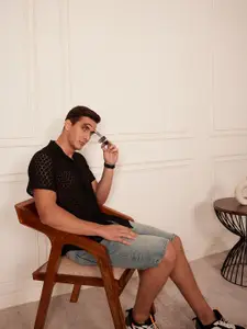 DENNISON Men Smart Block Printed Casual Shirt