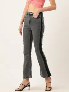 DressBerry Women Bootcut with Side Stripe Stretchable Jeans