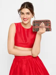 ZOUK Women Ethnic Motifs Printed Zip Around Wallet