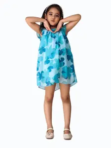 Creative Kids Girls Floral Printed A-Line Dress