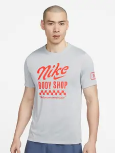 Nike Brand Logo Printed Dri-FIT Training T-shirt