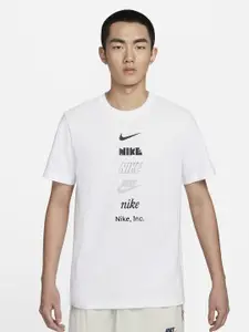 Nike Brand Logo Printed Club+Hyd Pk4 Pure Cotton T-shirt