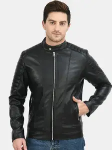 TBOJ Anti Odour Leather Biker Jacket