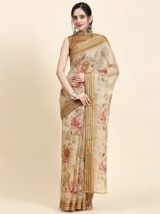 RACHNA Floral PrintedZari Art Silk Kota Saree