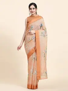 RACHNA Floral Printed Art Silk Kota Saree