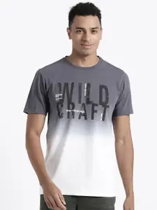 Wildcraft Typography Printed Rapid-Dry Pure Cotton T-shirt