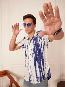 DENNISON  Smart Block Printed Casual Shirt