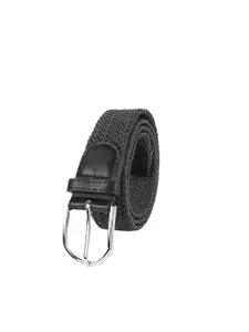 ZEVORA Men Textured Canvas Belt