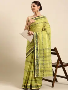 swatika Woven Design Pure Cotton Taant Saree