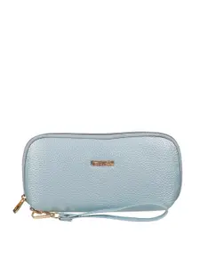 Metro Women Textured Zip Around Wallet