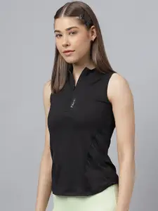 Fitkin Mandarin Collar Cotton Shirt Style Top