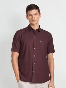 Arrow Sport Spread Collar Pure Cotton Casual Shirt