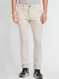 Arrow Sport Men Skinny Fit Low Rise Heathered Chinos