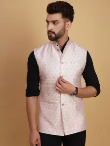 Vandnam Fabrics Printed Woven Nehru Jacket