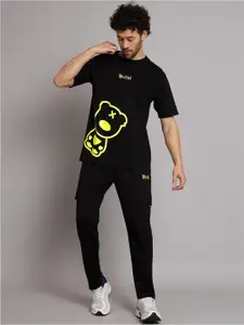 GRIFFEL Graphic Printed Pure Cotton Tracksuits