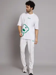 GRIFFEL Graphic Printed Pure Cotton Tracksuits