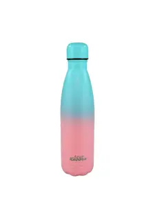Smily Kiddos Kids Turquoise Blue & Pink Colourblocked Water Bottle 500ml