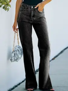 StyleCast Women Grey Mid-Rise Light Fade Bootcut Jeans