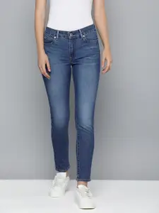 Levis Women 711 Skinny Fit Heavy Fade Stretchable Jeans