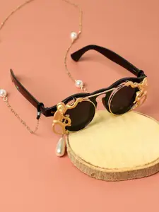 HAUTE SAUCE by  Campus Sutra HAUTE SAUCE by Campus Sutra Women Round Lens Sunglasses