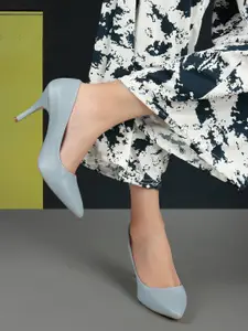 ELLE Pointed Toe Slim Heel Pumps