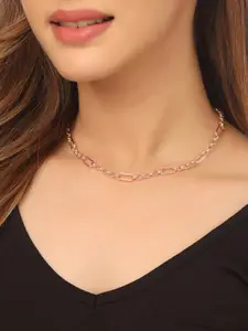 NVR Gold-Plated Brass Necklace