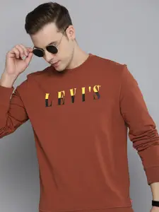 Levis Pure Cotton Brand Logo Printed Casual Sweatshirt