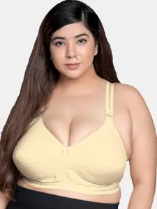 MAROON Plus Size Full Coverage All Day Comfort Cotton Everyday Bra
