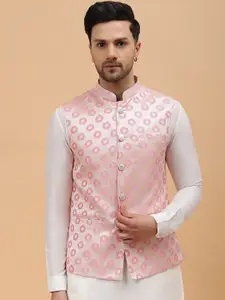 See Designs Regular Cotton Silk Kurta with Pyjamas & Nehru jacket