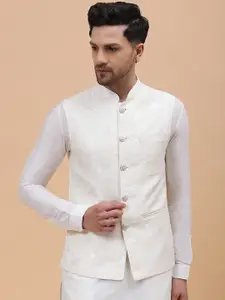 See Designs Regular Cotton Silk Kurta with Pyjamas & Nehru jacket