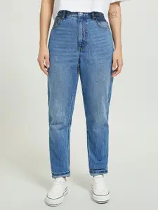 ALCOTT Cotton High-Rise Light Fade Jeans