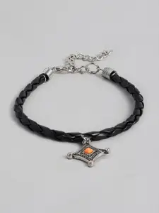 DressBerry Silver-Plated Beaded Anklet