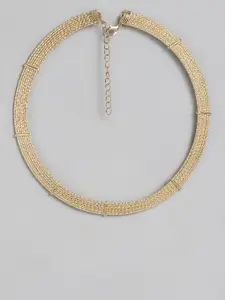 DressBerry Gold-Plated Choker Necklace