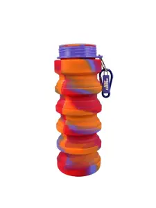 Smily Kiddos Kids Violet & Orange Sipper Water Bottle-550 ML