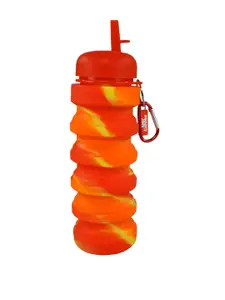 Smily Kiddos Kids Red & Orange Sipper Water Bottle-550 ML