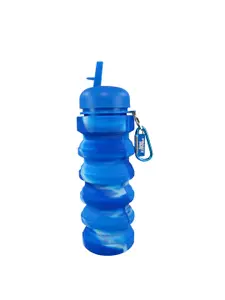 Smily Kiddos Kids Blue Sipper Water Bottle- 550ML