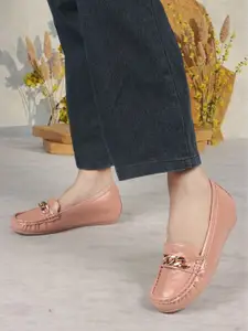 ELLE Women Lightweight Heeled Loafers