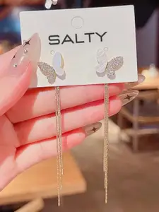 SALTY Anti-Tarnish Contemporary Drop Earrings
