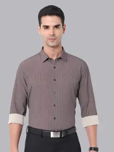 Van Heusen Slim Fit Micro Ditsy Printed Formal Shirt