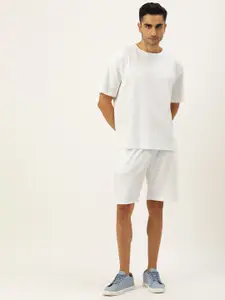 Bene Kleed Men Solid Pure Cotton T-shirt With Shorts