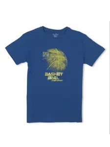 Palm Tree Boys Printed Cotton T-shirt