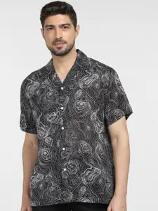 SELECTED Spread Collar Printed Casual Shirt